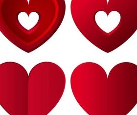 Love Origami Elements vector