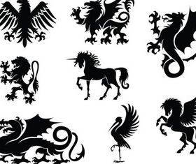 Heraldic Elements free vector