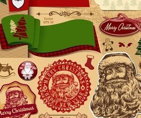 Christmas Color Elements vector design