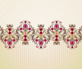 Floral patterns 1 vector