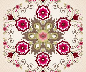 Floral patterns 4 vector