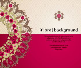 Florals backgrounds 20 vector
