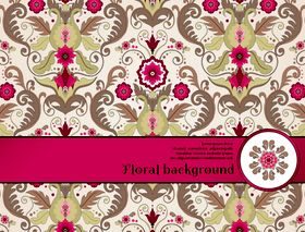 Florals backgrounds 21 vector