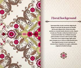 Florals backgrounds 22 vector