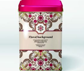 Floral style packing 2 vector
