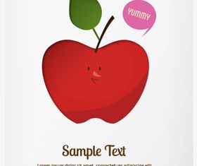 Apple background 1 Illustration vector