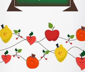 Apple background 2 Illustration vector
