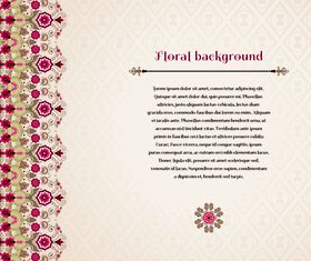 Florals backgrounds 2 vectors