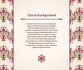 Florals backgrounds 5 vector