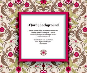 Florals backgrounds 6 vector
