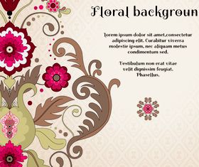 Florals backgrounds 11 vector