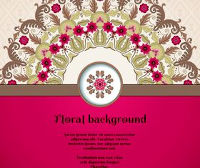 Florals backgrounds 13 vector