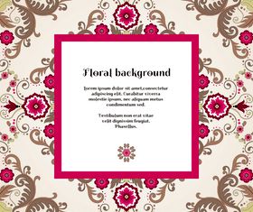 Florals backgrounds 14 vector