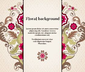 Florals backgrounds 17 vector