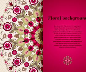 Florals backgrounds 19 vector