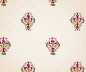 Seamless pattern floral 7 vector