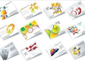 Modern Cards free vector