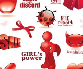 Red Logotypes Vector