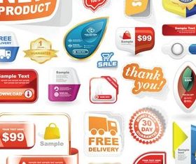 Web Elements design vectors