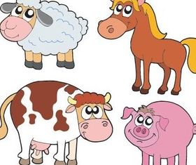 Cartoon animal design Illustration vector