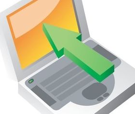 Computer design vectors graphic