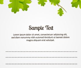 Green leaf background 1 Illustration vector