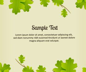 Green leaf background 2 Illustration vector