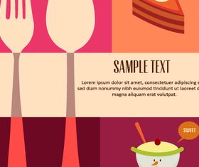Menu background 6 vector