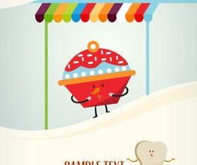 Menu background 9 vector