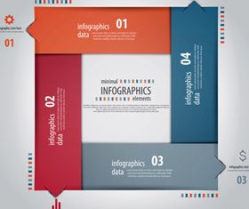 Infographics background 38 vector