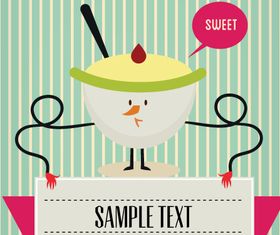 Menu background 3 vector