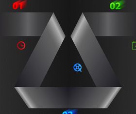 Infographics background 21 vector graphics