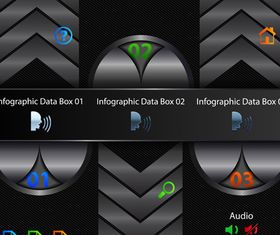 Infographics background 22 vectors graphics