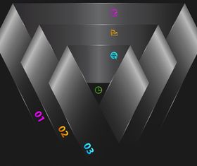 Infographics background 23 vector graphics