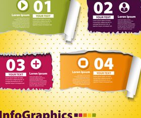 Infographics background 2 vector material