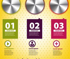 Infographics background 4 vector material