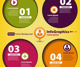 Infographics background 5 vector material