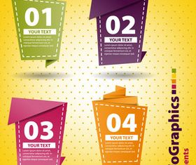 Infographics background 9 vector material