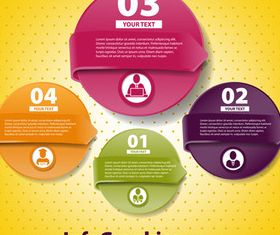 Infographics background 10 vectors material
