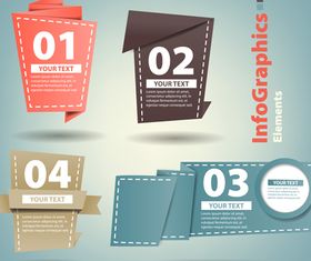 Infographics background 12 vector material