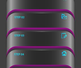 Infographics background 19 vector material