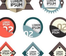 Options Design Elements vector graphics