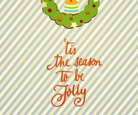 Retro holidays background vector