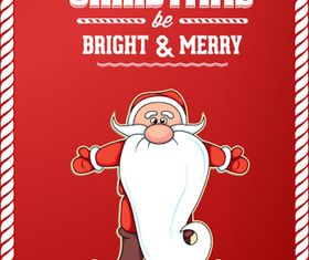 Christmas sant 6 vector material