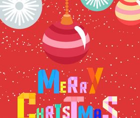 Merry Christmas color background 1 vector graphics