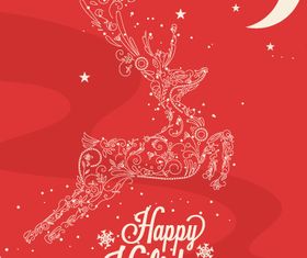 Happy Holidays background 1 design vector