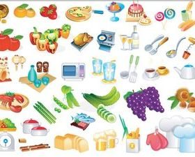 Kitchen Icons free vector