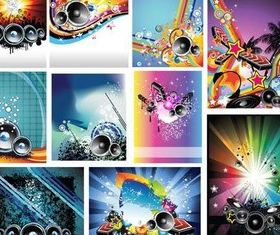 Music graphic design vector