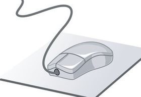 mouse 2 vectors graphic