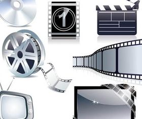Modern CinemEquipment vectors material